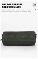 WEST BIKING-bolsa frontal para bicicleta, bolso reflectante de colores para manillar de ciclismo, bolso de hombro multifuncional portátil, accesorios para bicicleta - details 10
