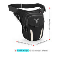 MOTOCENTRIC Bolsa de Pierna de Motocicleta LED Impermeable, Suéter de Oxford 1200D, Cubierta Suave, 2.5L/3.5L, Con Cremallera - details 19