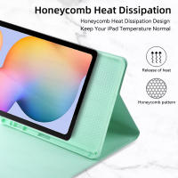 Funda de Tablet con Teclado para Samsung Galaxy Tab A8 10.5 S6 Lite 10.4 S7 S8 11 S7 Plus S7 FE S8 Plus 12.4 Marca DANYCASE Tamaño 10.5-12.4 - details 0