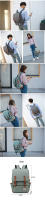 Mochila de Lona para USB Bolsa de Carga para Mujeres Mochila Casual para Escuela y Viajes Estilo de Moda para Adolescentes Chicas Hombres - details 0