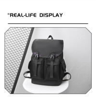 1 mochila genial, bolsa de viaje de gran capacidad con cubierta para exteriores, mochila unisex para estudiantes, mochila informal para ordenador de moda - details 2
