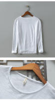 Camisetas para hombre Camiseta de algodón con cuello redondo para hombre - details 5