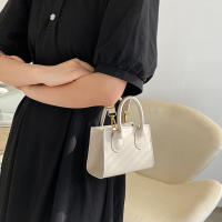Mini bolso de mano de cuero PU para mujer, bandolera de hombro de Color sólido, bolso de compras con asa para teléfono, nueva moda - details 14