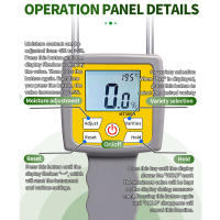Medidor de humedad de heno MT300H, Detector portátil de humedad de pasto de paja de trigo, analizador de contenido de humedad de 0-84%, higrómetro de doble sonda - details 4