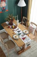 Corredores de mesa de Feliz Año Nuevo, decoraciones navideñas para el hogar, fiesta, árbol de Navidad, copo de nieve impreso, decoración de otoño, 2024 - details 2