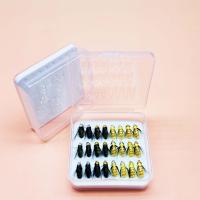 24 unids/caja moscas húmedas señuelo de la pesca con mosca lubina/trucha/salmón Ninfa Bionics Humpy moscas Ninfas cebo Artificial - details 2