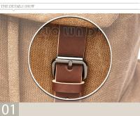 Mochila vintage de lona para ordenador portátil para hombre y mujer, morral escolar antirrobo a la moda, morral escolar para viaje - details 13