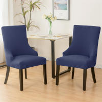 Funda elástica para silla de comedor, fundas para sillas de LICRA Jacquard, respaldo alto elástico, sillones inclinados, para cocina de Hotel, 1 ud. - details 63