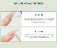 Nailpop Super Strong X Pegamento para uñas 6ml Hipoalergénico Secado rápido Fórmula sin daños con removedor instantáneo 30ml para uñas a presión - details 8