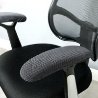 Funda elástica para Reposabrazos de Silla, cubierta lavable a prueba de polvo, Color sólido, 1 par - details 0