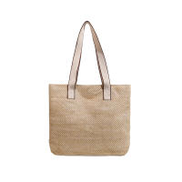 Bolso de mano tejido de paja para mujer, elegante, informal, con asa superior, Retro, a la moda - details 33