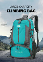 Mochila de escalada multiusos para deporte, senderismo, bolso de hombro, Trekking al aire libre, mochila para acampar, mochila ligera para viaje y portátil - details 0