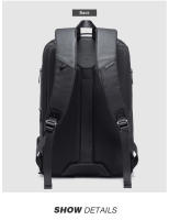BANGE-Mochila de gran capacidad con carga USB para hombre y mujer, bolso de viaje informal Oxford, resistente al desgaste, a la moda, nuevo estilo - details 12
