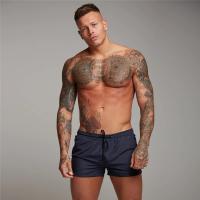 Men's Summer Sweat Running Gym Fitness Shorts Fashion Daily Slim Shorts Bodybuilding Short Pants Printed Beach Short for Men - details 7