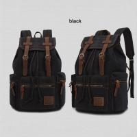 Mochilas de lona vintage para hombre y mujer, bolsos de viaje informales para estudiantes, senderismo, viaje, Camping, Mochila Masculina - details 5