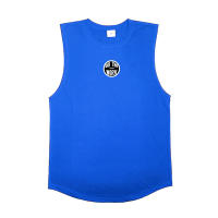 Mens Gym Clothing Bodybuilding Tank Tops Fitness Training Sleeveless 0-neck Shirts Cotton Breathable Vest Casual Sports Singlets - details 14
