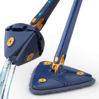 Mopa de Triángulo Ajustable de 360 Grados Limpiador de Ventanas de Microfibra Autogiratorio - details 21