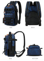Mochila para señuelos de pesca con soporte para caña, bolsa para aparejo de acampada, caza al aire libre, senderismo, accesorios para cajas de peces, mochila táctica - details 17