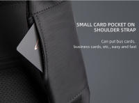 Mochila de Laptop Slim Kingsons para Hombres Bolsa de Negocios Unisex Negra Ultraligera para Trabajo en Oficina Tamaño 15.6 pulgadas - details 28