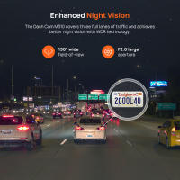 Versión Global 70mai Dash Cam M310 Resolución 1296P 130 ° FOV Control de Voz Inteligente Compatible con Vigilancia de Estacionamiento 24H Visión Nocturna 70mai M310 DVR para Auto - details 2