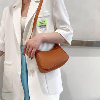 Bolso de hombro de cuero PU de Color sólido Retro para mujer, bolsos de moda, monederos casuales, bolsos de mano para mujer - details 11