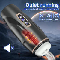 La masturbación masculina con calefacción eléctrica de taza de avión retráctil completamente automática se puede insertar en suministros para adultos - details 1