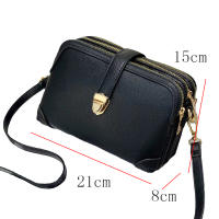 Bolso de Hombro de Moda para Mujer Bolso Cruzado de Cuero PU Bolso Pequeño Casual Bolso de Mensajero de Color Sólido - details 9