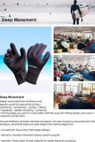 DEMMET-guantes de neopreno de 3/5MM para buceo, traje de neopreno de cinco dedos, cálido, para invierno - details 7