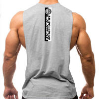 Gym Bodybuilding Workout Tank Top Male Cotton Breathable Sleeveless Slim Shirt Men Fitness Vest Summer Casual Fashion Tanktop - details 7