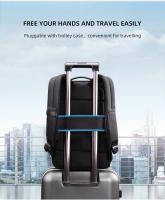 Mochila de Laptop Slim Kingsons para Hombres Bolsa de Negocios Unisex Negra Ultraligera para Trabajo en Oficina Tamaño 15.6 pulgadas - details 15