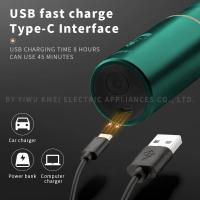 Kemei-Mini afeitadora eléctrica de viaje para hombre, TYPE-C, recargable, lavable, pequeña, portátil, recortadora de barba Original, uso seco y húmedo - details 1