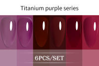 Esmalte de Uñas BOZLIN 6pcs/set 15ml Gel de Color Puro con Luz LED/UV Desvanecimiento de Manicura Sin Borrado Varnishes Lacquers - details 19