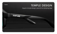 Kapvoe Polarized Sunglasses Sports Cycling for Men Women Outdoor Glasses UV400 MTB Cycling Goggles Road Bike Bicycle Glasses - details 3