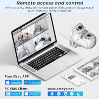 Cámara de Vigilancia Exterior Inalámbrica PTZ 8MP 4K con Doble Lente y Pantalla Ai Detección Humana Auto Seguimiento iCSee Controlador de Seguridad Tipo Android Protocolo de Conexión Onvif Resolución de Video 1080P - details 12