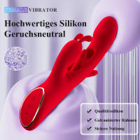 Masaje de vibración de cabeza de conejo de 7 velocidades, golpeteo del punto G de 5 velocidades, puntos de acupuntura secretos profundos de 3 velocidades para mujeres, estimulador de clítoris, consolador para lamer vagina femenina, juguetes sexuales para - details 4