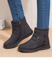 Women Boots 2021 New Winter Shoes For Women Snow Boots Low Heels Botas Mujer Keep Warm Waterproof Ankle Boots Winter Botte Femme - details 5