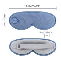 Mascarilla 3D para dormir, masajeador ocular, compresa caliente, vibración, calefacción, masaje ocular, instrumento para el cuidado de los ojos, relajación, alivio, fatiga, mejora el sueño - details 10