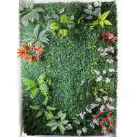 Paneles de Pared de Plástico y Hierba Artificial 40*120cm Ideal para Decoración de Fondo Verde de Hotel Uso Inside y Outside del Jardín - details 0