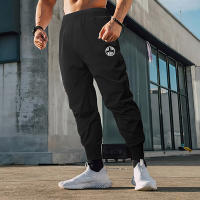 Men Casual Knitting Quick Dry Pants with Drawstring Pocket Training Jogging Fitness Pant Gym Bodybuilding Workout Loose Trousers - details 2