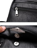 Mochila de viaje para mujer avión gran capacidad hecha de cuero PU bolso de mano para escuela mochila para mujer bolso de hombro femenino - details 22