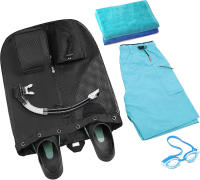 Mochila de Natación de Malla Unisex Paquete de Gimnasio Secado y Humedad para Playa - details 4