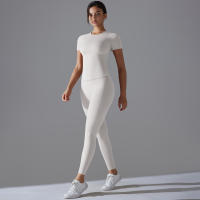 Hamidou Conjunto Deportivo Top de Yoga de Cintura Alta y Pantalones de Yoga - details 6