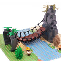 Set de Puente de Bloques MOC Montaña Jungla Bosque Construcción Kit de Modelo de Partes de Bloques - details 0
