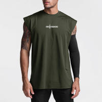 Camiseta sin mangas de entrenamiento para hombre, camisa informal con estampado de cuello redondo, resistente al sudor, cómoda, de secado rápido - details 13