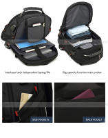 Mochila Suiza antirrobo para hombre, bolsa de viaje para ordenador portátil de 17 pulgadas, 15,6, carga USB, impermeable - details 8