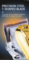 Kemei-cortadora de pelo eléctrica de Metal para hombre, máquina para cortar cabello profesional, inalámbrica, recargable, KM-223 - details 3