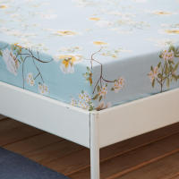 Sábana bajera de algodón estampada, sábanas para cama de cuatro esquinas con banda elástica (sin fundas de almohada), 1 ud. - details 37