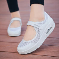 Spring Red Women Platform Sandals Woman Vulcanize Shoes Casual Sneakers Female Soft Flat for Lady Lightweight Breathable - details 5