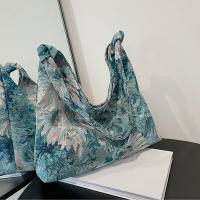 Bolso de hombro de gran capacidad para mujer, bolsos cruzados con pintura al óleo, monederos simples bonitos, bolsos de viaje para mujer, nueva moda - details 26