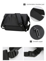 Bolso de mensajero para gimnasio para hombre, bolso de hombro con almacenamiento grande, Retro, para viajes, compras, negocios, bandoleras, paquete de viaje multifuncional - details 2